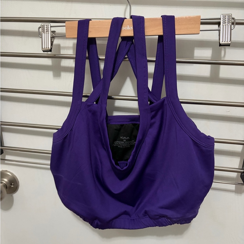 KIAVA Purple Sports Bra